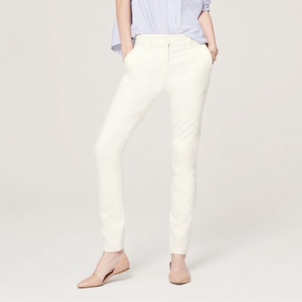 NWOT Loft cotton pants size 6